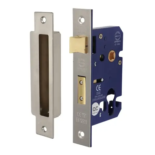 [TIM-675852] Euro Sashlock - 78 Case / 56 Backset - Satin Nickel