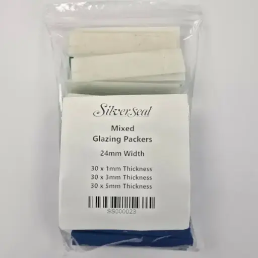 [SIL-PACKERS24] Mixed Glazing Packers - Bag of 90 Packers, 24mm
