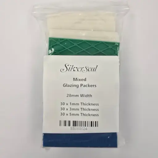 [SIL-PACKERS28] Mixed Glazing Packers - Bag of 90 Packers, 28mm