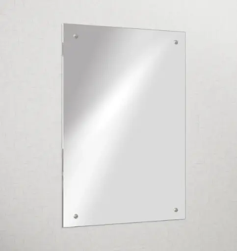 [SIL-MIRROR-PAR] Pre-Cut 6mm Mirror - 450mm x 600mm - Polished Edges
