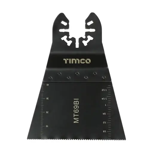 [TIM-MT69BI] Premium Multi-Tool Blades - Straight - for Wood / Metal - 69mm Pack of 1
