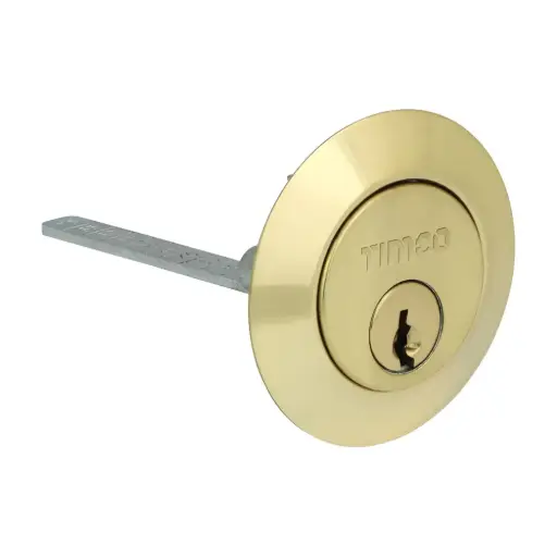 [TIM-765433] Rim Cylinder - Electro Brass, 32mm