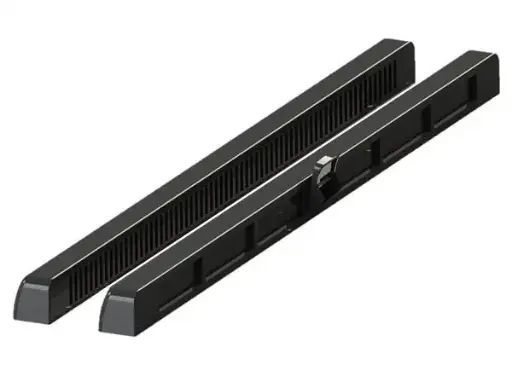 [WHIZ-TV4000BLKBLK] Slot (Trickle) Vents - Black / Black - 405mm - Easyvent