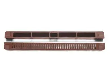[WHIZ-TV4000BRBR] Slot (Trickle) Vents - Brown / Brown - 405mm - Easyvent