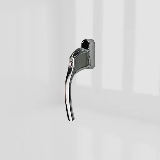 [2QTT0063] greenteQ ALPHA Tilt & Turn Window Handle - Tilt & Turn, Polished Chrome, 40mm