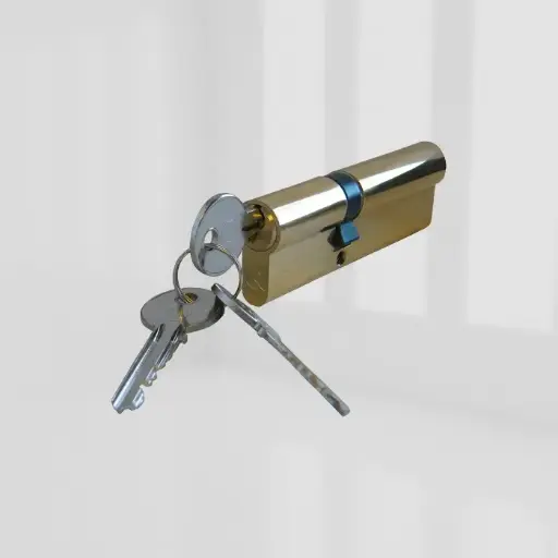 [2QCY0019C] greenteQ Euro Profile Door Cylinders - Nickle - 35/45 - 6 Pin - Anti-Drill