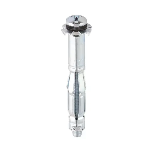 [TIM-40038CA] Metal Cavity Anchors - M4 x 38 (45mm Screw) - Zinc