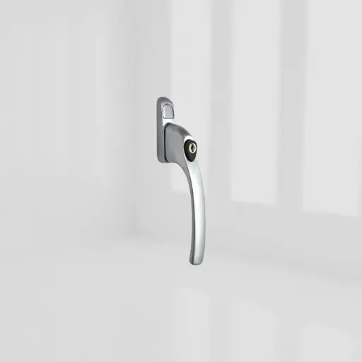 greenteQ ALPHA Espag Window Handle - Satin Chrome