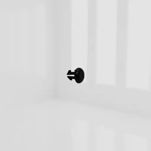 [2QEH2032-10] Alpha Black Keyway Plugs - Bag of 10