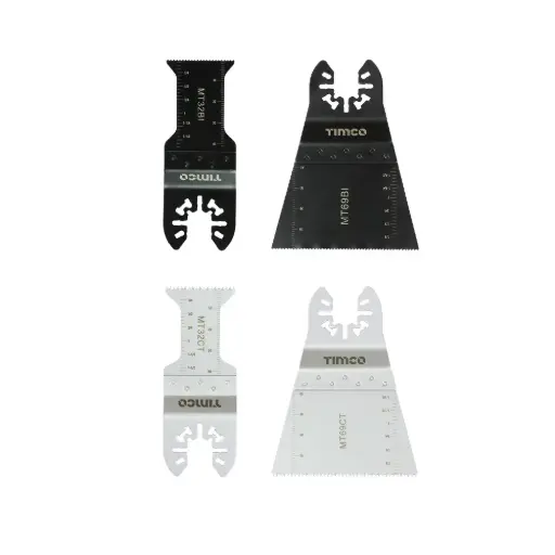 [TIM-MT4PSET] 4 Piece Multi-Tool Blade Set
